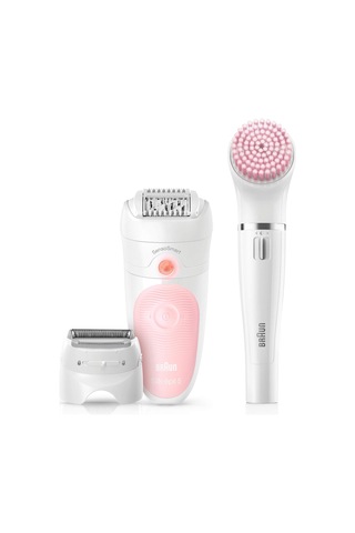 Braun Silk-épil Güzellik Seti 5 Başlangıç Islak Ve Kuru 5-885 Kadın Epilatörü 4'ü 1 Arada Kablosuz