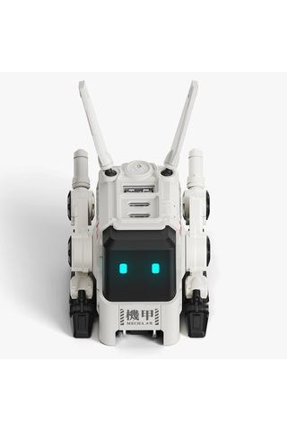 Gravastar Alpha65 Robot Figürlü 65w Hızlı Şarj Adaptörü Ve Şarj Standı, Beyaz