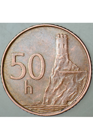 Slovakya 50 Halierov 1996.