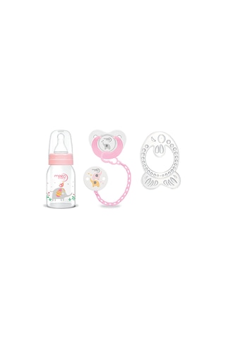 Mooncare 0-6 Ay Bebek Bakım Seti Biberon 125 ML + Emzik ve Diş Kaşıyıcı Mooncare 0-6 Ay Bebek Bakım Seti Biberon 125 ML + Emzik ve Diş Kaşıyıcı