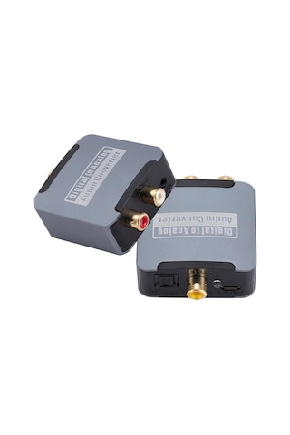 Dijitalden Analog A Ses Dönüştürücü 192khz Dac Optik & Koaksiyel Giriş Rca + 3.5mm Çıkış