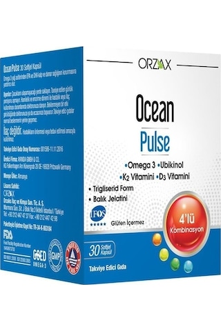 Ocean Pulse Omega3 30 Kapsül