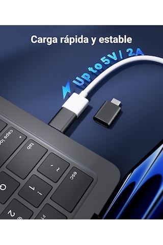 Usb-c To Usb 3.0 Adaptör 2 Li Set Kompakt Siyah Dönüştürücü Yüksek Performanslı Pratik Seti