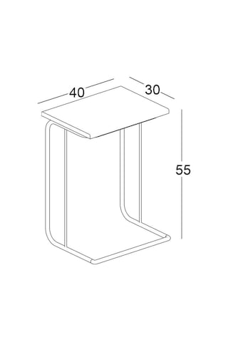 Ivo Office Laptop Sehpası Beyaz