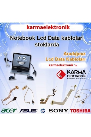 Dc02c00lz00 Hp Pavilion Gaming 15-dk2xx Serisi Lcd Data Kablosu V2 40 Pin / Ldc687v2