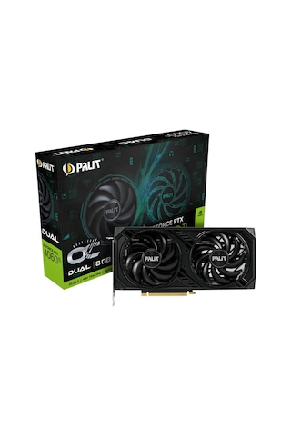 Palit Dual NE6406TT19P1-1060D RTX4060Ti 8 GB GDDR6 128 Bit Ekran Kartı