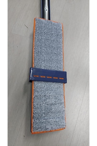 Evefix Yeniden Kullanılabilir Tekerlekli Kovalı Kendinden Sıkmalı Mikrofiber Islak Ve Kuru Zemin Temizleme Mop Seti