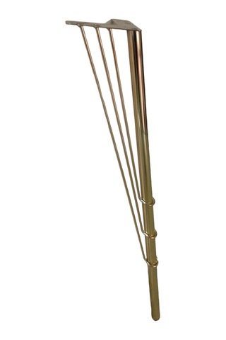Flamingo Model 40 Cm Gold Sandalye, Sehpa, Puf Metal Ayakları 12 Adet Altın