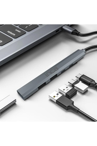 Inca Iutp-06t 15cm Tip-c+usb 1 Usb3.0+2 Usb2.0+ Pd100w