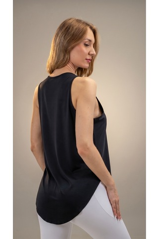 Heyy's Oversize Siyah Renk Polyamid Atlet Siyah