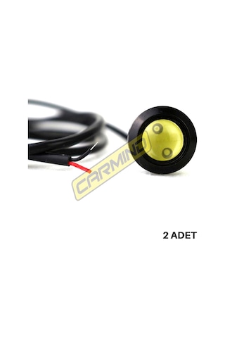 Carmind Kartal Gözü Oto Ayna Altı Led Beyaz 23Mm 2 Adet