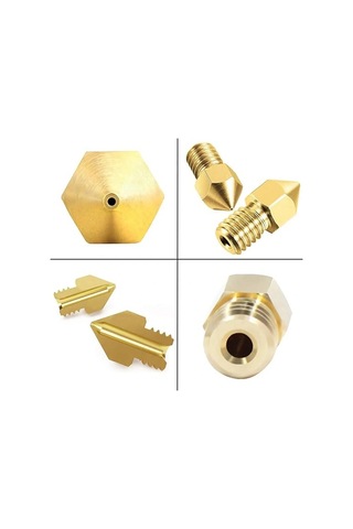 3d Yazıcı-printer Mk8 0.2mm Pirinç Nozzle