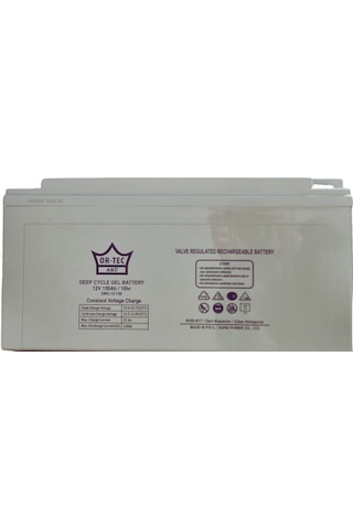 Ortec 12v 150ah Jel Akü Solar Sistem Aküsü