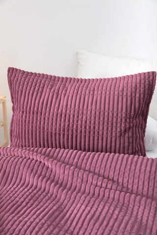 Merinos Modern Line 2 Parça Tek Kişilik Battaniye Seti - Mor