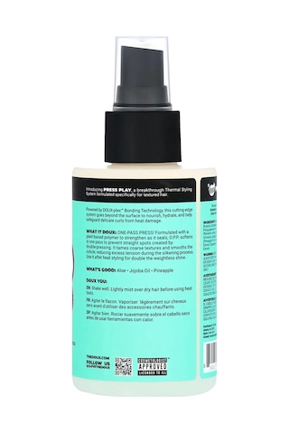 The Doux O.p.p. One-pass Press Düzleştirici Ve Isı Koruyucu Saç Spreyi 118ml