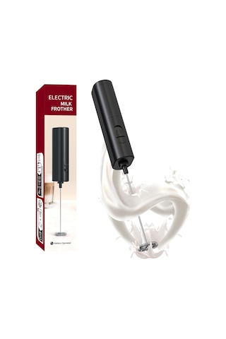 Yunboo Duvar Takımı Elektrikli Süt Köpürtücü - 30 Saniyede Köpürme, Type-c Şarj, 30 Kullanim, 304 Paslanmaz Çelik, Usb Şarjlı Pil Yok Siyah