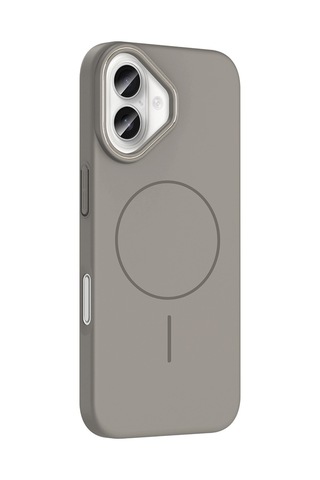 Apple Uyumlu iPhone 16 Plus Kılıf M-safe Şarj Özellikli Zore Ruby Sert Kapak Lacivert