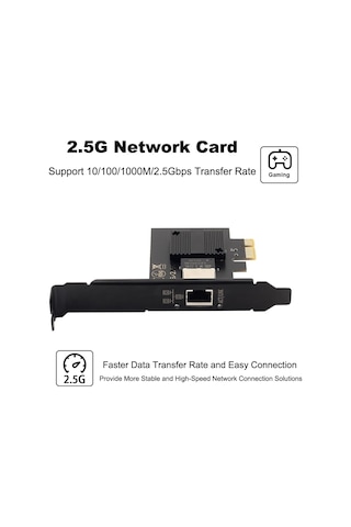 Pcıe Gigabit Ağ Kartı Intel I226 İçin Rj45 2.5 Gb Ethernet Ağ