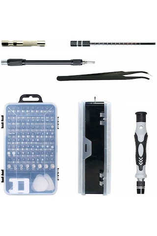 Rekotools-115-ın-1 Elektronik Hassas Tornavida Seti Taşınabilir