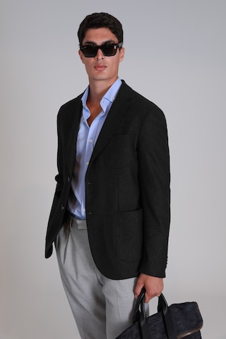 Lufian Dor Spor Erkek Blazer Ceket Slim Fit Siyah Siyah 112140204100100 Siyah