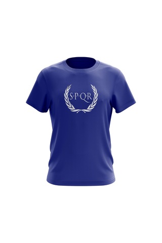 Spqr Erkek Pamuk T-shirt Ares İndigo İndigo