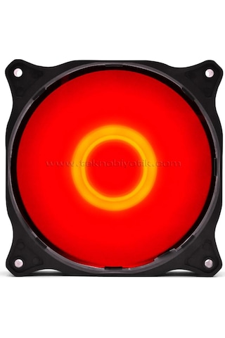Dark Sessiz 12 CM ARGB 1200 RPM 36CFM, 3Pin, Güçlü Soğutma, Sessiz, Siyah Kasa Fanı (DKCF127ARGB)