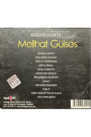 Plak Değildir Cd Dir Cd Melihat Gülses Senden Uzakta Cd