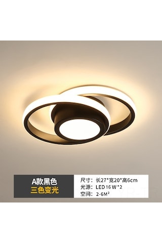 Ranyeek Siyah Dairesel Led İnsan Algılayıcı Koridor Lambası - Aydınlatıcı Beyaz Işık, Giriş, Balkon, Dolap Ve Merdivenlerde Kullanım Siyah