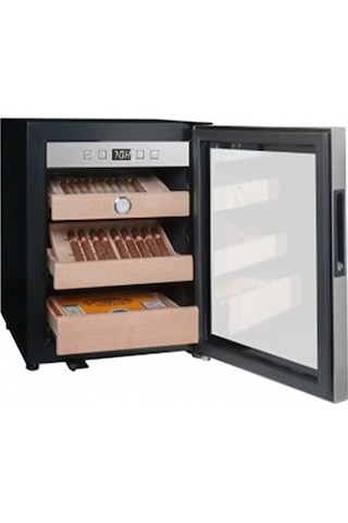 La Sommeliere Cıg251 Humidor 3 Bölmeli Puro Saklama Dolabı (200 P