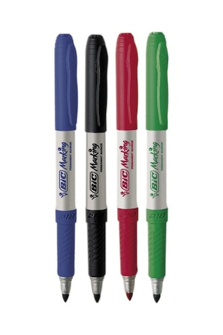 Bic Intensity Permanent Markör 12 Renk Çok Renkli