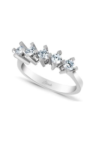 0.22 Ct Pırlanta Beştaş Yüzük