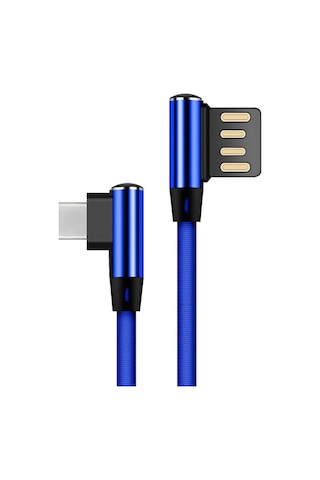 Reedark Type-c Şarj Ve Veri Kablosu, 90 Derece Çift Dirsekli, Tpe Örgülü, Hızlı Şarj, Sabit Transfer, Samsung/lg/oneplus Uyumlu