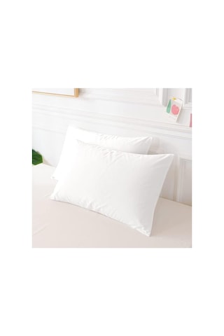 Düz Pamuklu 2'li Yastık Kılıfı 50x70 Beyaz, Tyc81zaf7n170530589770180 Çok Renkli