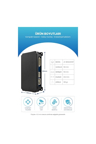 Jk Smart Bms Akıllı Batarya Yönetim Sistemi 8 24s 200a 0.6a Aktif Balans Jk-bd6a24s10p