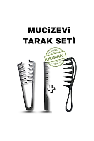 Mucizevi Tarak Ve Wax Tarağı 2li Set