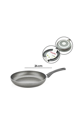 Granit Tava 24 Cm Tek Saplı Çok Renkli