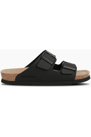Terlik Erkek Hawaıı G104363 Genuins Vegan Black Vegan Black Siyah