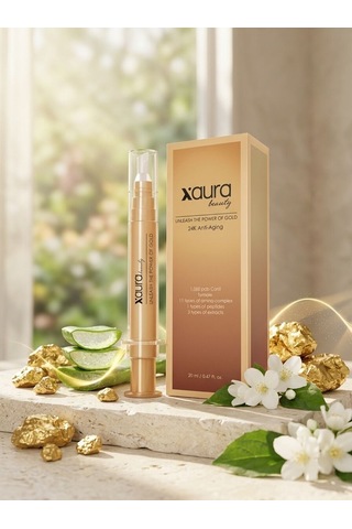 X-aura Beauty 24k Gold & Peptit Lifting Etkili Kırışıklık Karşıtı Peeling Serum 20 Ml