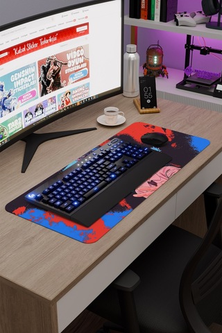Chainsaw Man Anime V4 - 70x30 Xl Gaming Kauçuk Kaymaz Taban Mouse Pad Fare Altlığı
