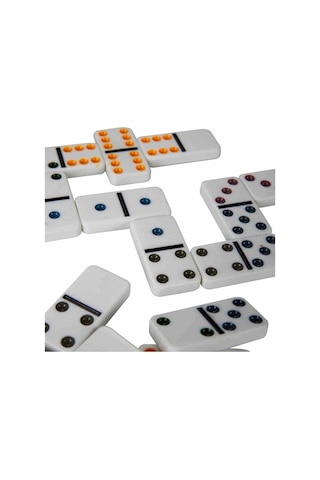 Vıp Kalite Domino Oyunu 28 Taşlı Domino Oyunu Metal Kutulu Domıno Game Aile Oyunları Yılbaşı Oyunları