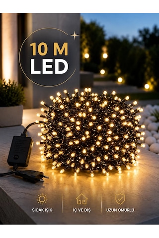 Dekoratif Aydınlatma Ampüllü 10 Metre Gün Işığı Şerit Led