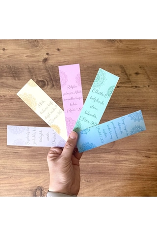 5 Adet Ayetler Kitap Ayracı 155x45 Mm