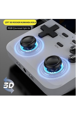 Cosmostech D007 Plus Android Taşınabilir Retro El Atarisi 10.000+ Oyun Altın