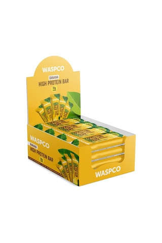 Waspco Co Yüksek Protein Bar - Muzlu 50g X 12 Adet