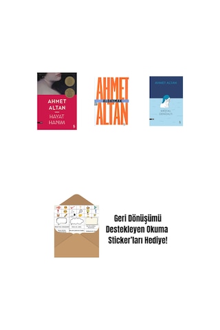 Hayat Hanım + Aldatmak - Yalnızlığın Özel Tarihi Cep Boy + Kristal Denizaltı + Okuma Sticker'ları