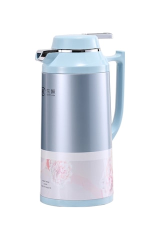 Padalink 1.0 Litrelik Mor Çelik Vakum Termos: Çay, Kahve, Su İçin Isı/sıcaklık Saklama, Ev Ve Cafe Kullanıma Uygun Mavi