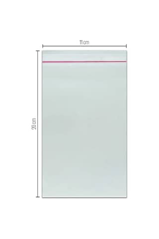 11X20 Bantlı Opp Parlak-Şeffaf Jelatin 1000 Adet