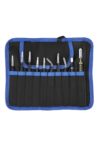 10 Parça Hassas Elektronik Tamir Cımbız Seti Anti-statik/anodize 10 Adetli Set