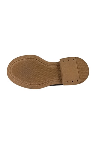 Albini 26101906s Taba Süet Deri Kadın Loafer Ayakkabı Taba