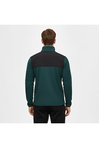Helly Hansen Polar Block Erkek Yeşil Dik Yaka Sweatshirt Yeşil